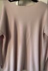 Lafayette 148 New York New Cashmere Sweater  Long Sleeve XL Iced Violet
