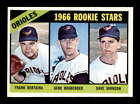 1966 Topps #579 Johnson/Bertaina/Brabender Rookie Stars EXMT+ X2819524