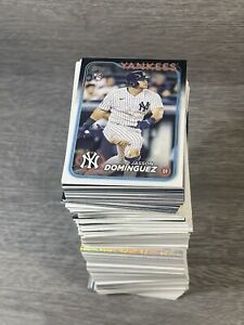 2024 TOPPS SERIES 1 - 100 CARD LOT - PARALLELS, ROOKIES & INSERTS INCLUDED