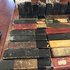 Antique Lot of Straight Razor Boxes/Cases..Only… No Razors Included.