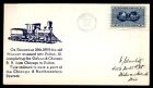 New ListingMayfairstamps US 1955 Fulton IL Pioneer Steamed Railroad Chicago to Fulton Cover