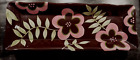 Gates Ware by Laurie Gates Rectangular Bowl Brown w/ Pink Flowers 18