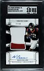 New Listing2021 National Treasures Nico Collins Rookie Patch Auto RPA SGC 8 w/10 Auto
