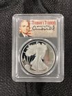 2024 W Silver Eagle Proof PCGS PR70 DCAM Advanced Release Truman Signed 1 of 100