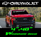 Chevrolet Chevy Windshield TRUCK Drip, Sport Banner USDM Decal Sticker silverado (For: Chevrolet)
