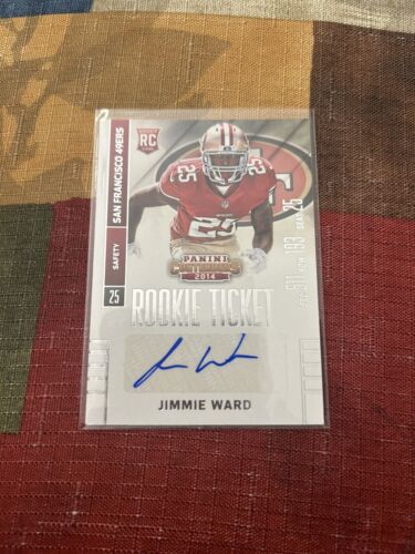 New Listing2014 Panini Contenders Football Jimmie Ward Rookie RC Ticket Auto #142 QTY