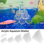 Aquarium Shelter Tube Acrylic Fish Shrimp Habitat Clear Tube Breeding Hole Cave
