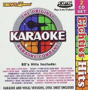 Drews Famous Karaoke Greatest Hits of 80s - Audio CD - VERY GOOD