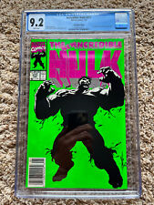 The Incredible Hulk #377 NEWSTAND Edition (Marvel January 1991) CGC Graded 9.2