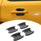 Carbon Fiber Exterior Door Handle Bowl Inserts Trim Cover For Ford Bronco Sport (For: 2021 Ford Bronco Sport Badlands 2.0L)