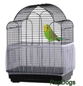 Prevue SEED CATCHER Seed Guard Mesh Bird Cage Cover Skirt Traps Cage Debris