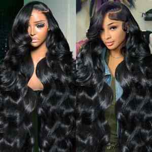 Body Wave HD Full Lace Frontal Wigs Human Hair Lace Closure Wigs Balck For Women