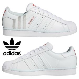 Adidas Originals Superstar Men's Sneakers Comfort Sport Casual Shoes White
