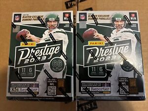 New Listing2 Box Lot: 2023 Panini Prestige Football 6 Pack Blaster Boxes 66 Cards Per Box!