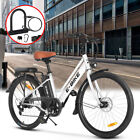 2024 E-Bike 26'' Electric Bike for Adults 500W Motor City Bicycle Commuter Ebike