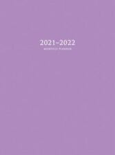 2021-2022 Monthly Planner: Large Two Year Planner with Purple Cover (Hardcover)