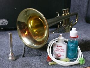 Blessing Bb Trumpet Set READY TO PLAY! Case Mouthpiece Student Beginner Scholar