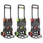 Folding Hand Truck Heavy Duty Carrying 330lb Convertible Dolly Cart for Moving