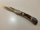 Vintage PUMA Stainless Folding Knife 102/RC Stag Handle Spain