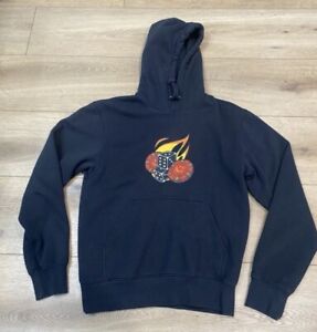 Five Hills Quackity Planet Men's Pullover Hoodie Black size Large