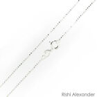 925 Sterling Silver Ball Bead Diamond Cut Chain Necklace .925 Italy All Sizes