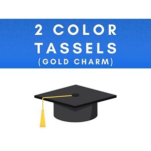 Class Act Graduation Graduation Tassel - 2022-2024 - Gold Charm - 2 Color