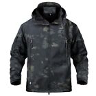 Men Camouflage Print Winter Jacket Pockets Hooded Warm Coat Casual Outwear New