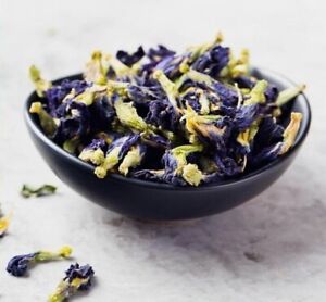 Butterfly Pea Flower Organic Flowers Dried Tea ~ Clitoria Ternatea ~100% Premium