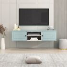 New ListingTV stand Cabinet, Entertainment Center for Living Room, Bedroom Blue