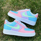 Nike Air Force 1 Custom Shoes Pastel Paradise Easter Green Blue Pink All Sizes