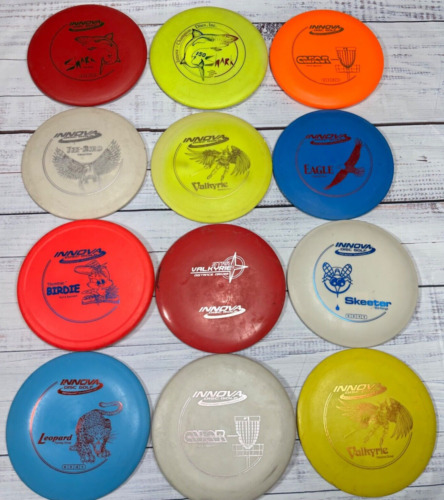 New ListingInnova Disc Golf Lot of 12 Discs Multicolored Champion Leopard Birdie