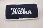 WILBUR USED EMBROIDERED VINTAGE SEW ON NAME PATCH TAGS ASSORTED COLOR