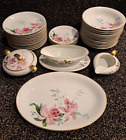 Noritake China #5211 Dolores 32 Pc Set - Vintage 1950s Japan Floral Dish Service
