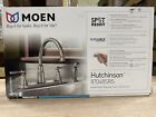New ListingMOEN Hutchinson Spot Resist Stainless Two-Handle Kitchen Faucet.