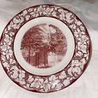 Shenango China Winthrop College The South Carolina College For Women Plate Red