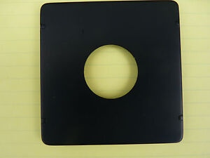 4x5 Pacemaker Crown/Speed Graphic lens board, drilled 30mm for small Rapax