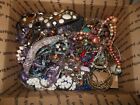 Junk Jewelry Lot 8.5 LBS - For Crafts/Art - Some Wearable Pieces