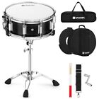 Snare Drum Set for Kids Students Beginners Kit, 14 Inch, 10 Lugs, Wooden Shel...