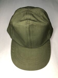 Vintage Vietnam US Army Military Field Cap Hat Ace MFG Co 9-2031-C Geen Size 7