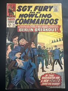Sgt. Fury And His Howling Commandos, #35 October 1966 Marvel Comics Group Rare