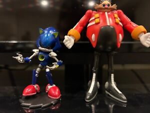 Jazwares Metal Sonic the Hedgehog Dr. Eggman 3 inch figures