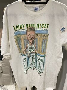 Larry Bird Night Shirt XL Brand New Salem Sportswear RARE Vintage Celtics