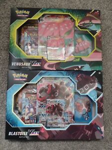 Blastoise And Venusaur VMAX Battle Boxes New And Sealed. Pokémon TCG.
