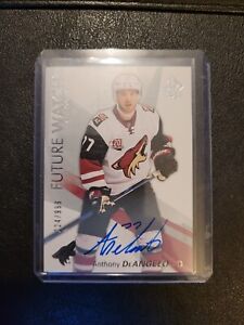 2016 17 SP Authentic Future Watch Auto Rookie #224/999 Anthony DeAngelo Flyers