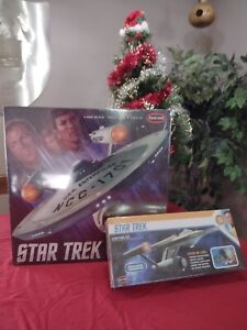 Star Trek Polar Lights Enterprise 1/350 Scale & Lighting Kit Both Sealed