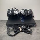 New ListingPlayStation 2 PS2 Console Bundle Fat Cables & Two Controller Tested Works