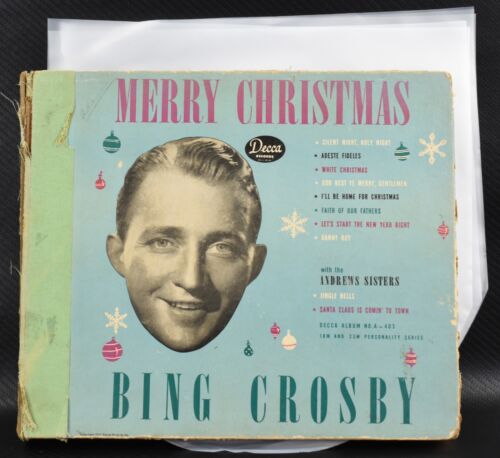 Bing Crosby-Merry Christmas Vinyl (1945) (VG/VG)(VG/VG)(VG+/VG)(VG/VG)(VG/VG)