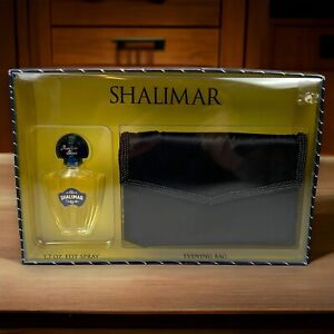 Shalimar Guerlain 1.7 fl oz 50 ml EDT Gift Set with Evening Bag New