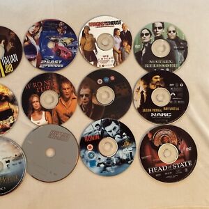 LOT OF 20 ADULT DVD ASSORTED MOVIES  PG13-R Used ,untested No Cases