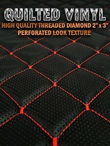 Vinyl Perforated Look Texture HQ Quilted Diamond 2